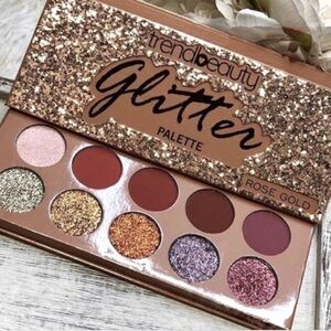 Glitter Eyeshadow Palettes(2) - Rose Gold (1) and Silver(1) Glitter Pallets